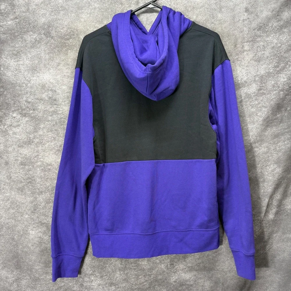 Jordan Air Jumpman Colorblock Hoodie Men's S Purple Black Pullover CK6684-547